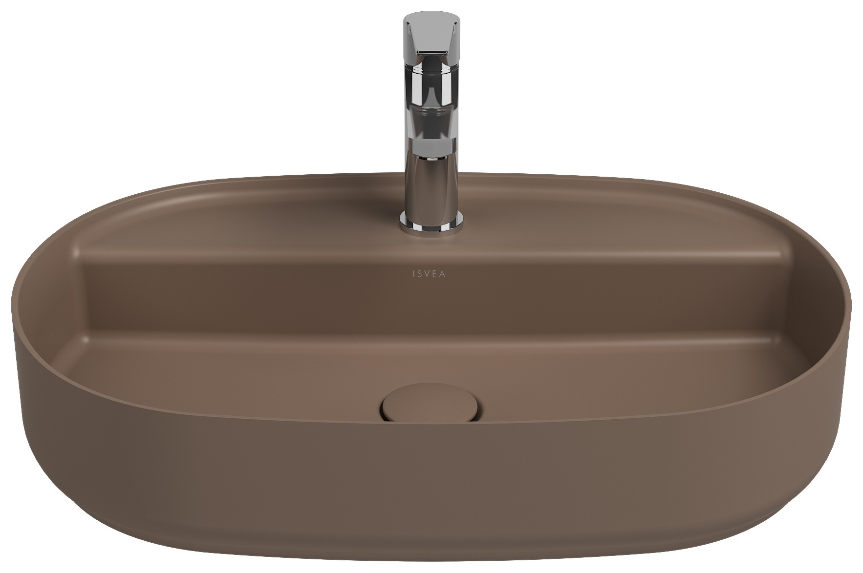 Isvea Infinity Counter-Top Washbasin 60 cm - mink