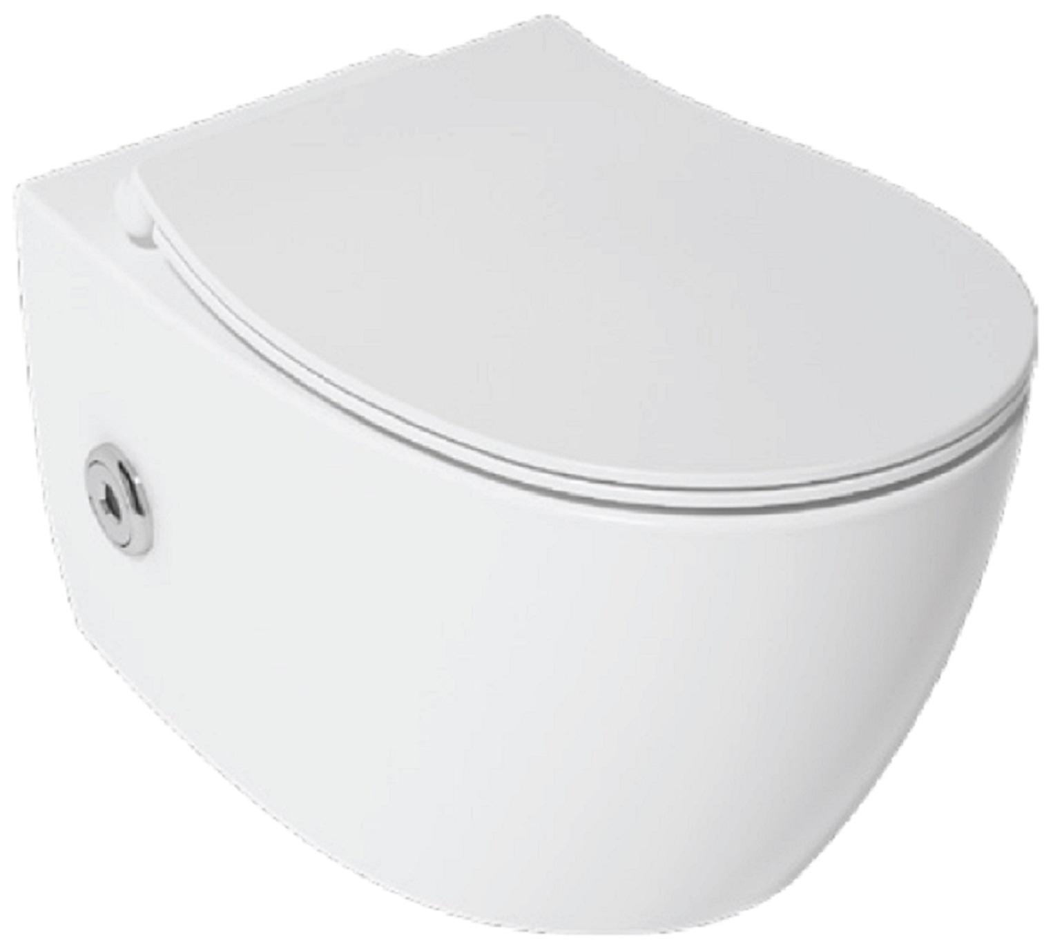 Isvea Sentimenti Due SensoClean Plus Wall-Hung Toilet - VORTEX - white