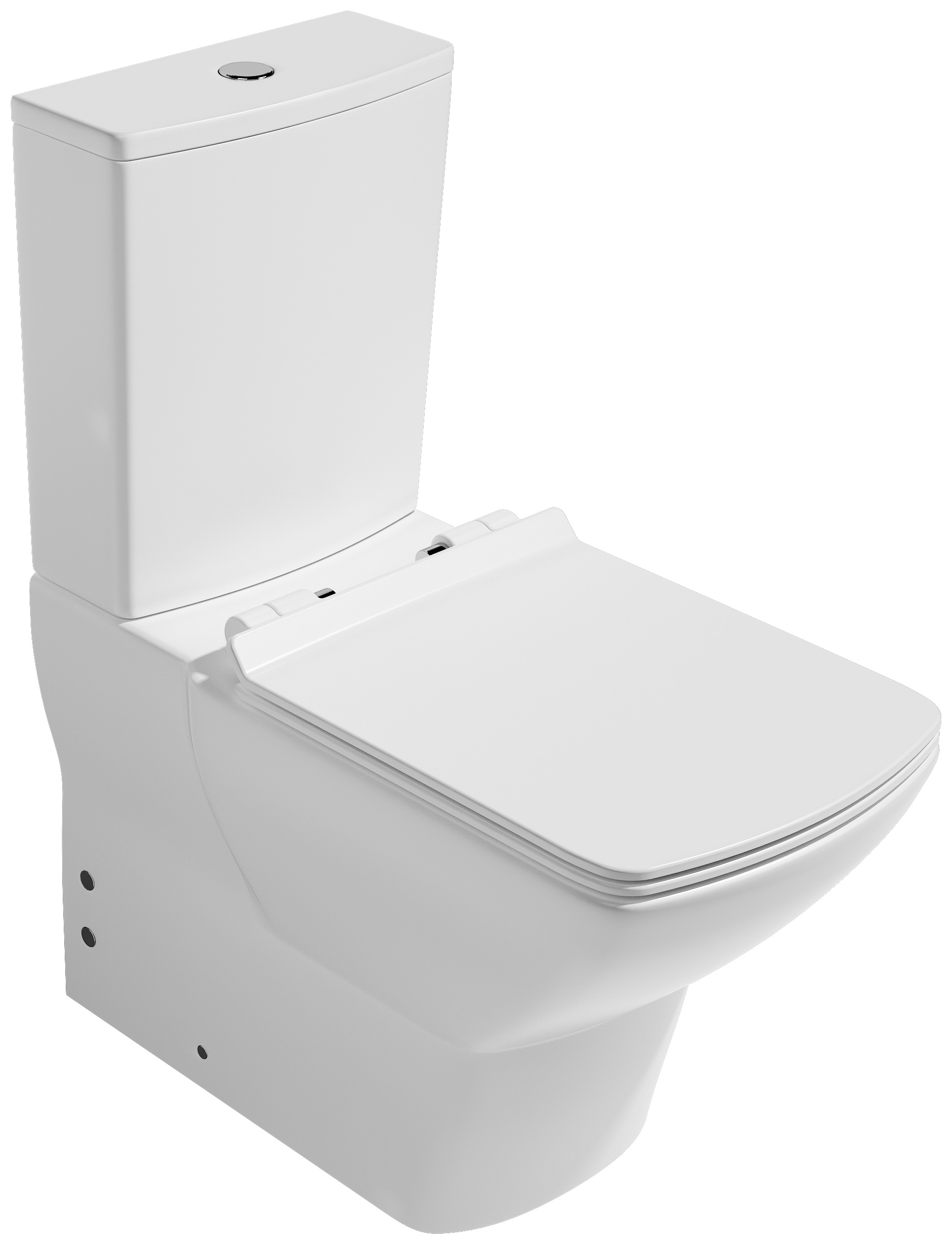 Isvea Soluzione VI Back-to-Wall Toilet - white