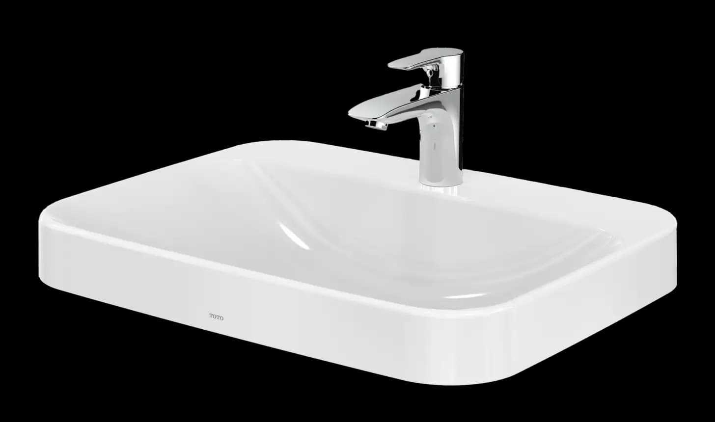 Washbasin LF 600 - 600 mm, white