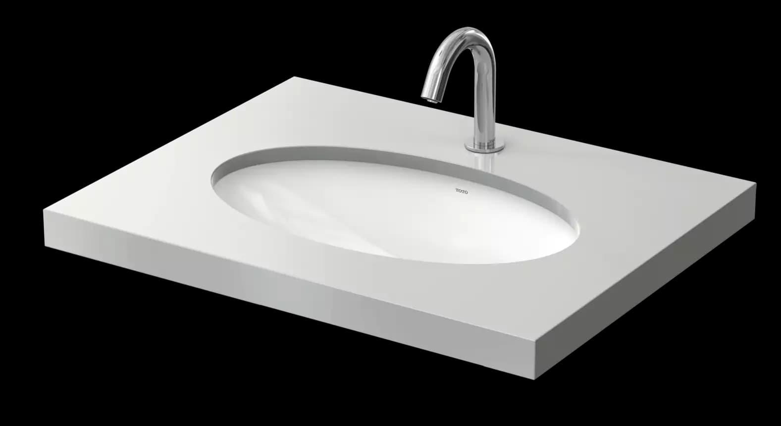 Undercounter WU round 600 - 590 mm, white