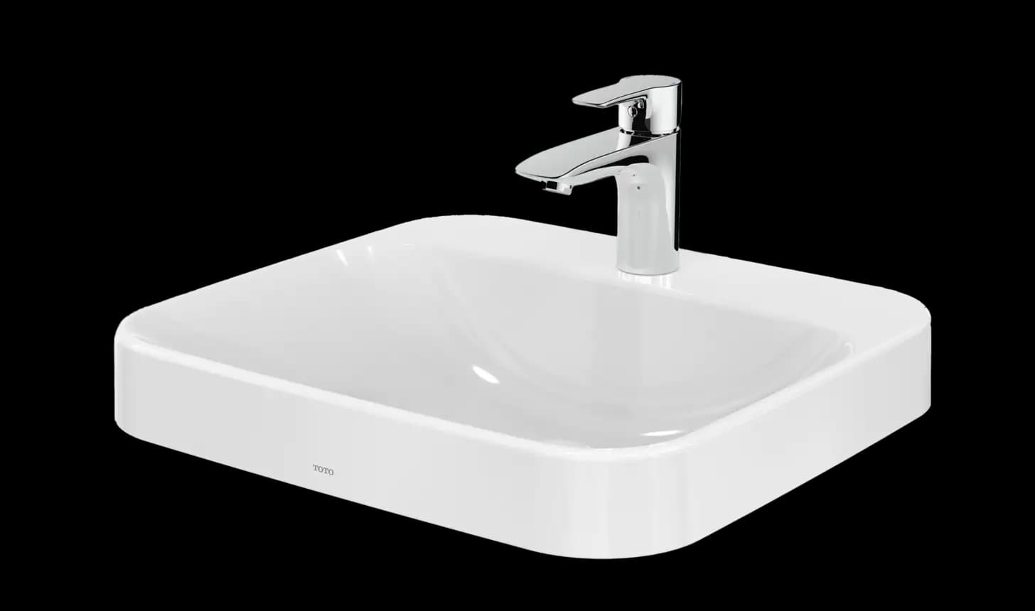 Washbasin LF 500 - 500 mm, white