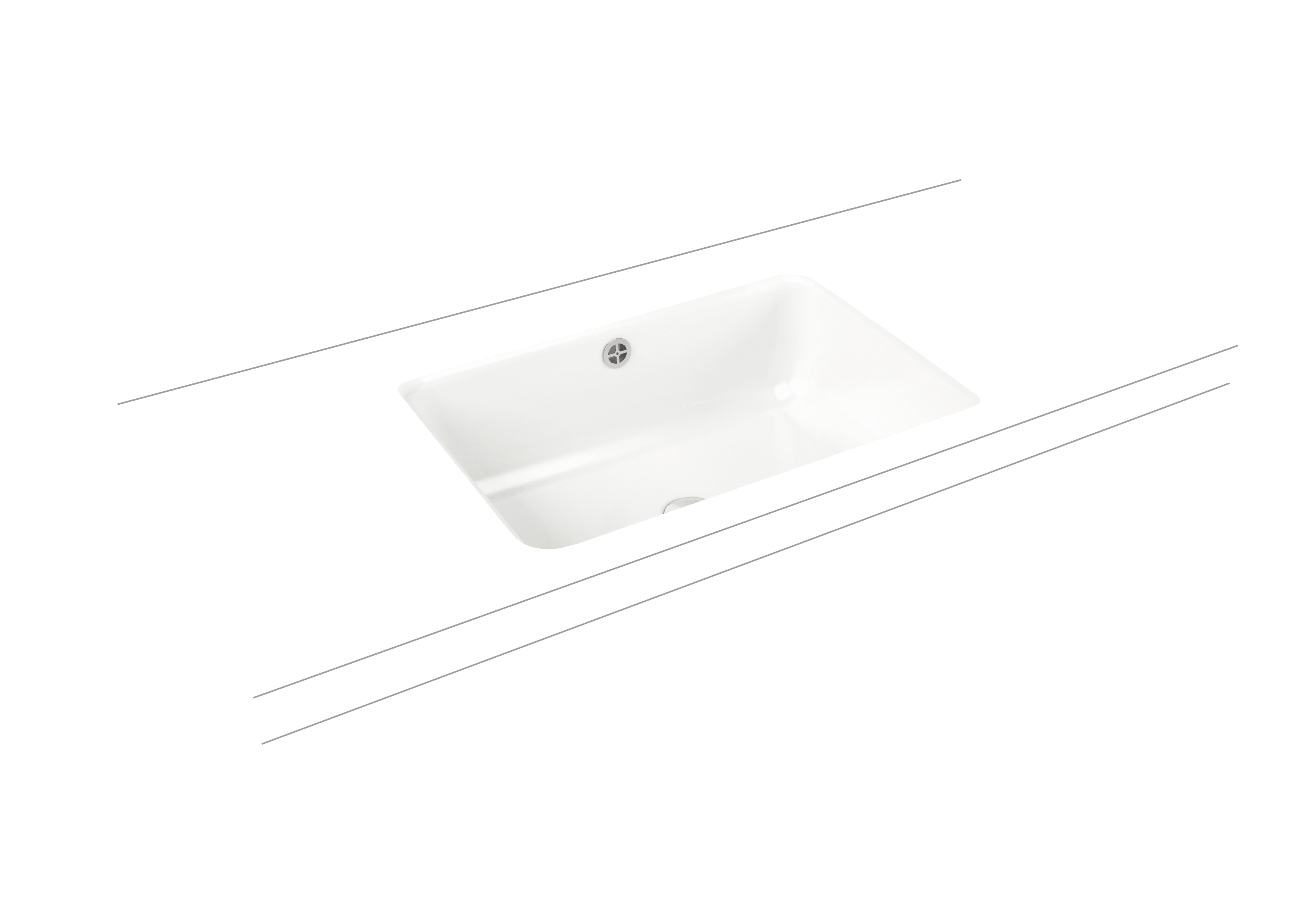 Kaldewei CAYONO Undercounter washbasin model 3190