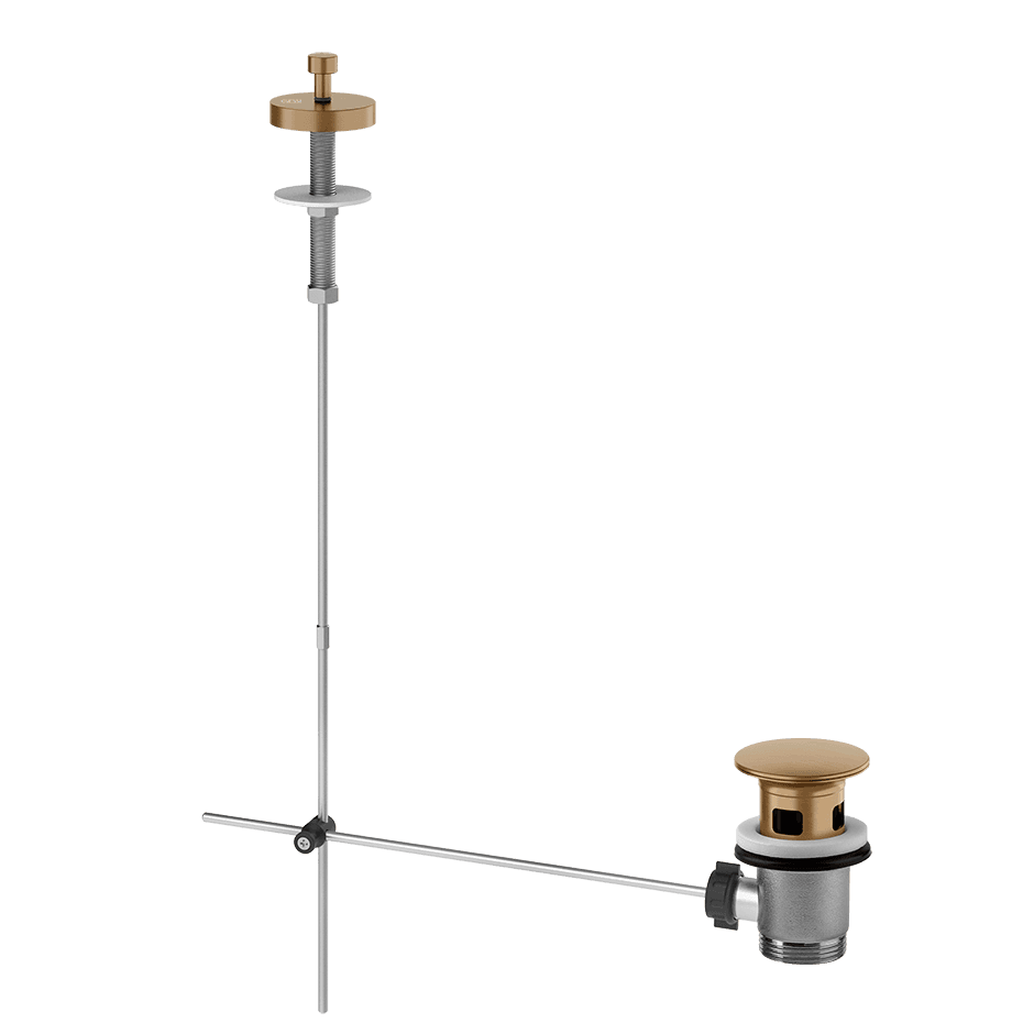 Gessi Waste 01350 in Warm Bronze Br. Pvd