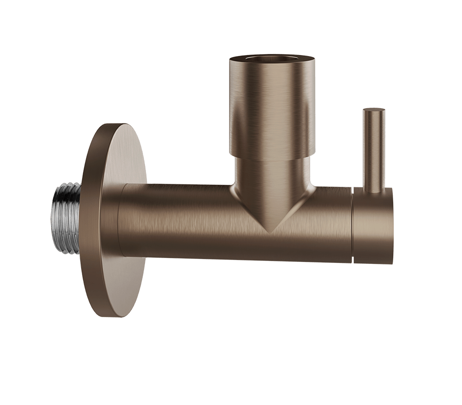 Gessi Underbasin Mixer 01411 in Copper Brushed Pvd