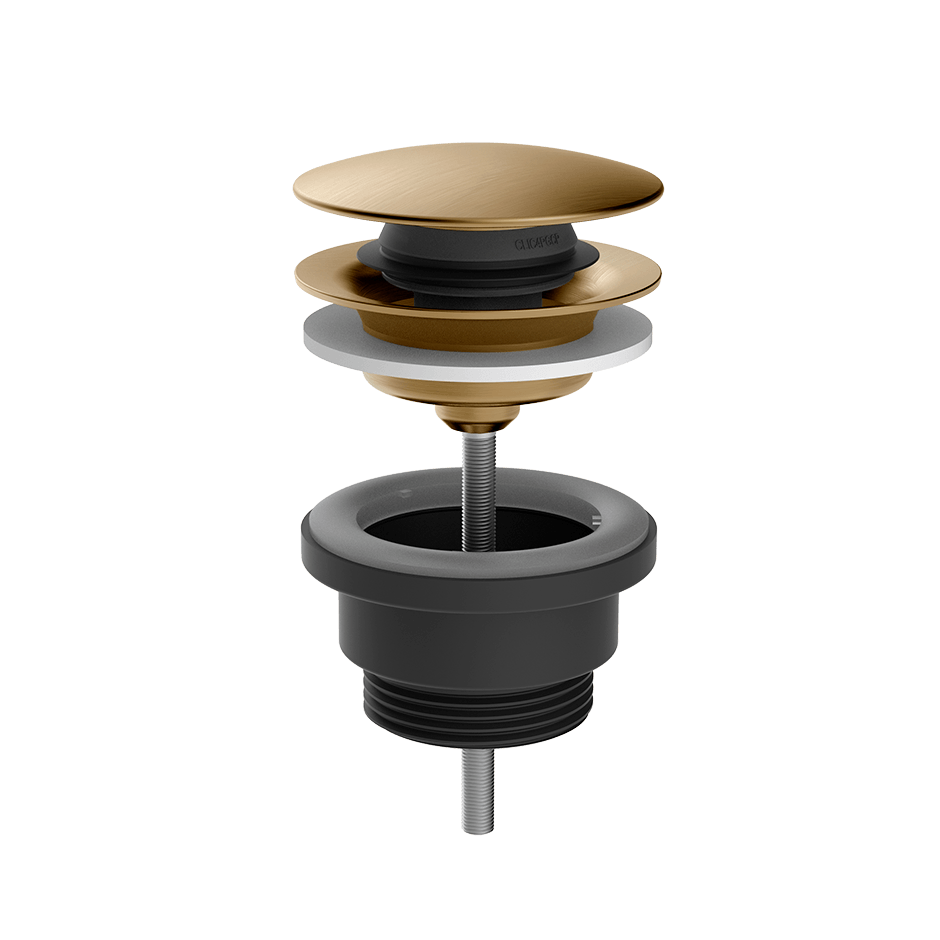 Gessi Waste 01421 in Warm Bronze Br. Pvd
