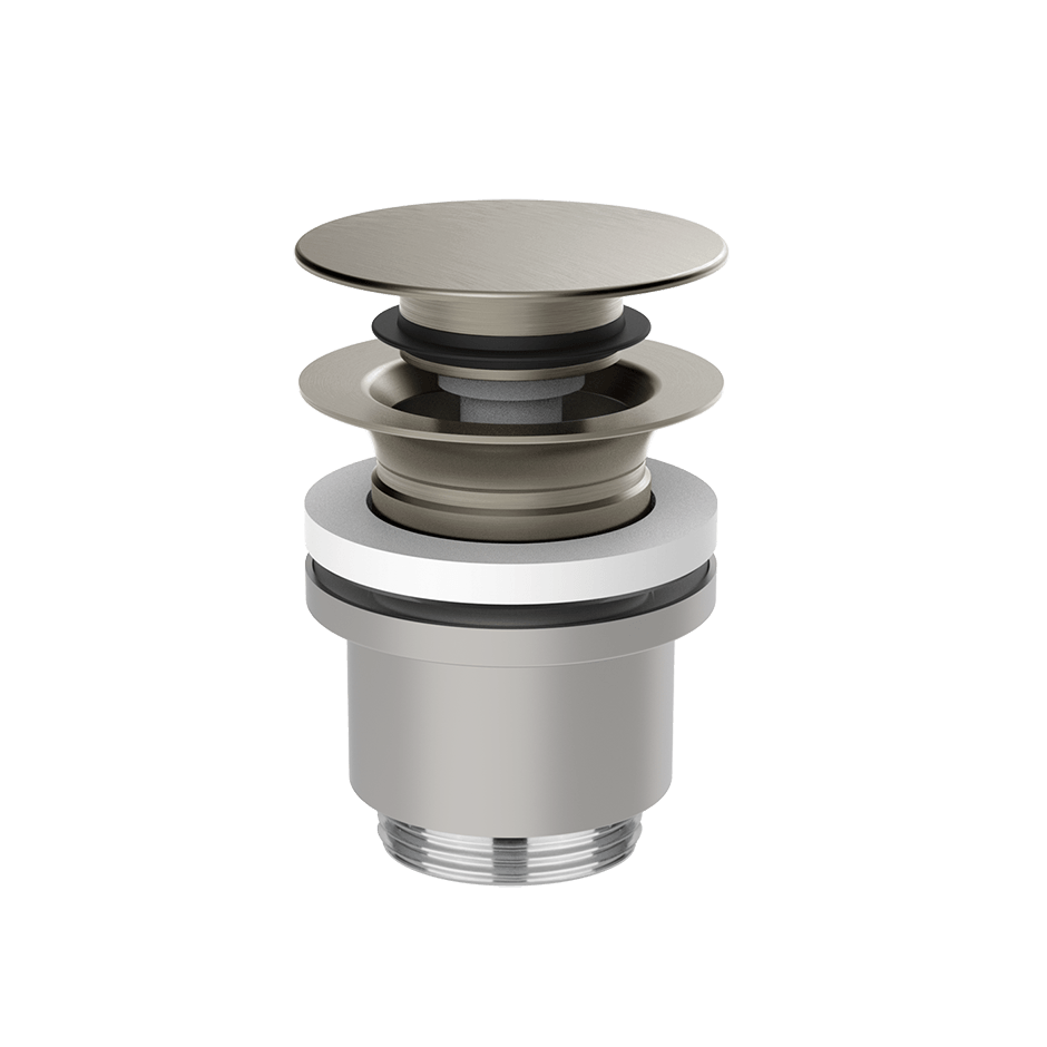 Gessi Waste 01431 in Steel Brushed