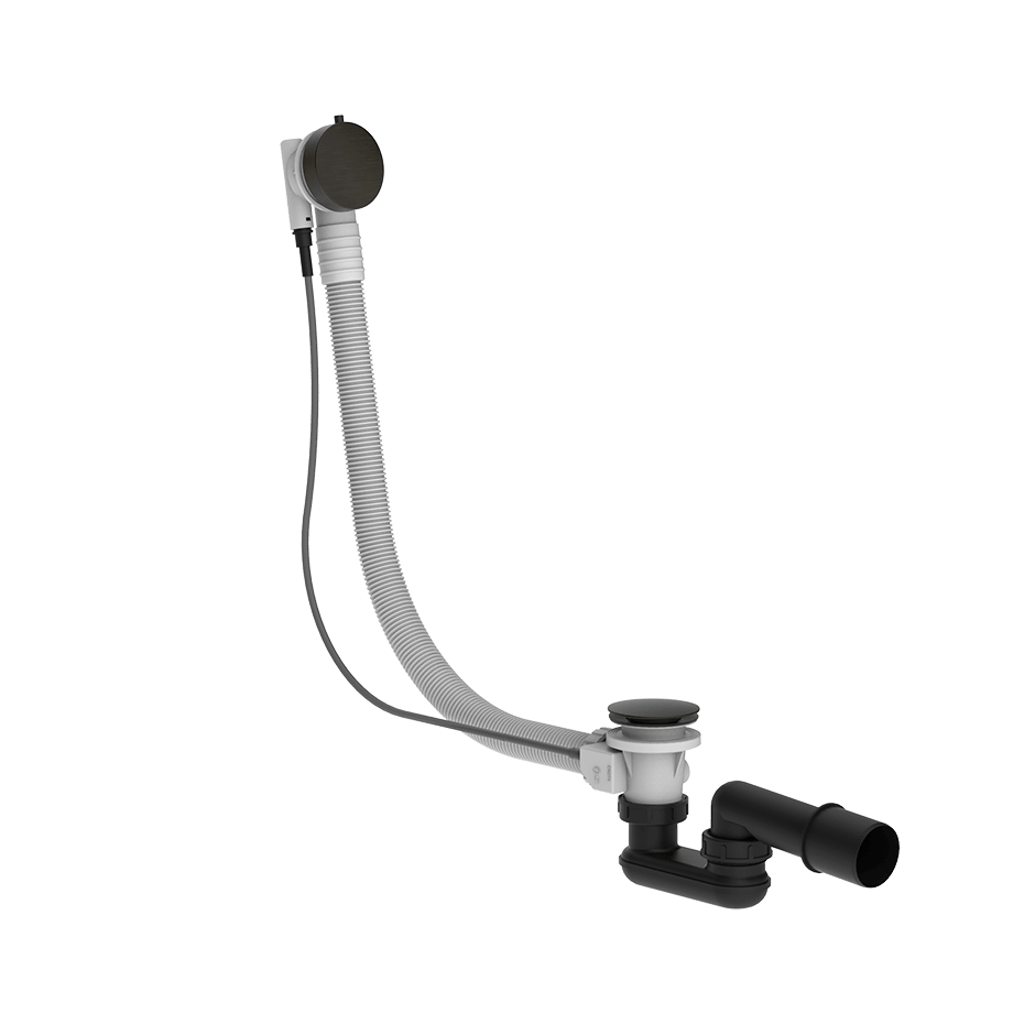 Gessi Column Bath Waste 01452 in Aged Bronze
