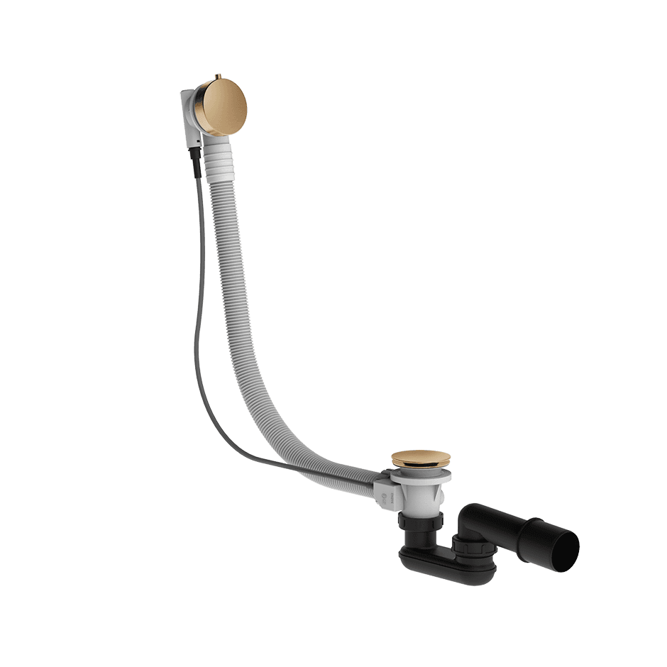 Gessi Column Bath Waste 01452 in Warm Bronze Br. Pvd