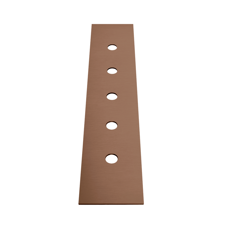 Gessi Handshower Drain Kit 01758 in Copper Brushed Pvd