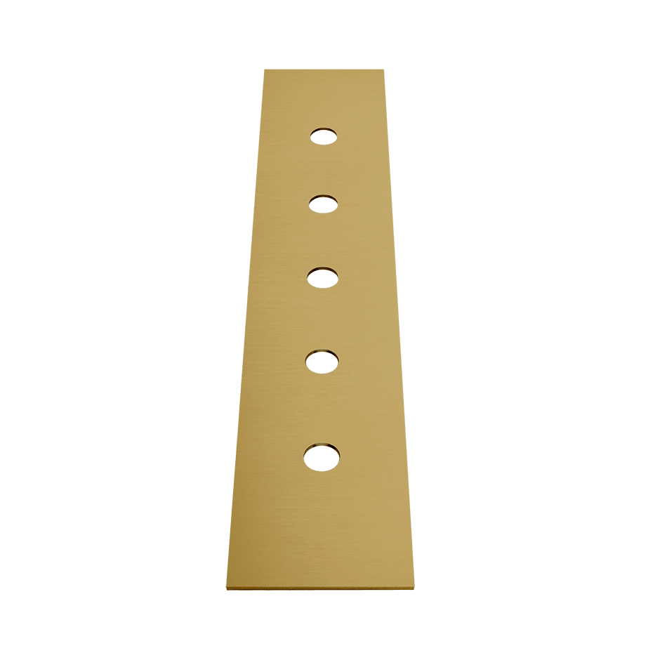 Gessi Handshower Drain Kit 01758 in Gold Brushed Pvd