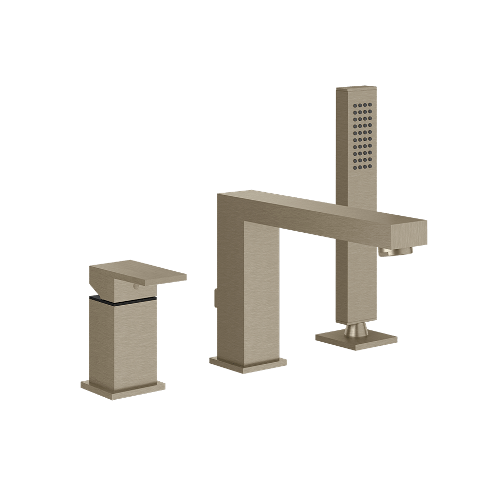 Gessi Bath Mixer 20037 in Finox Brushed Nickel