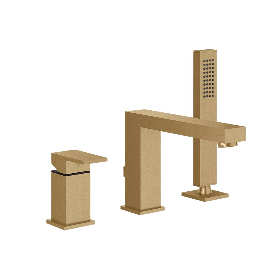 Gessi Bath Mixer 20037 in Warm Bronze Br. Pvd