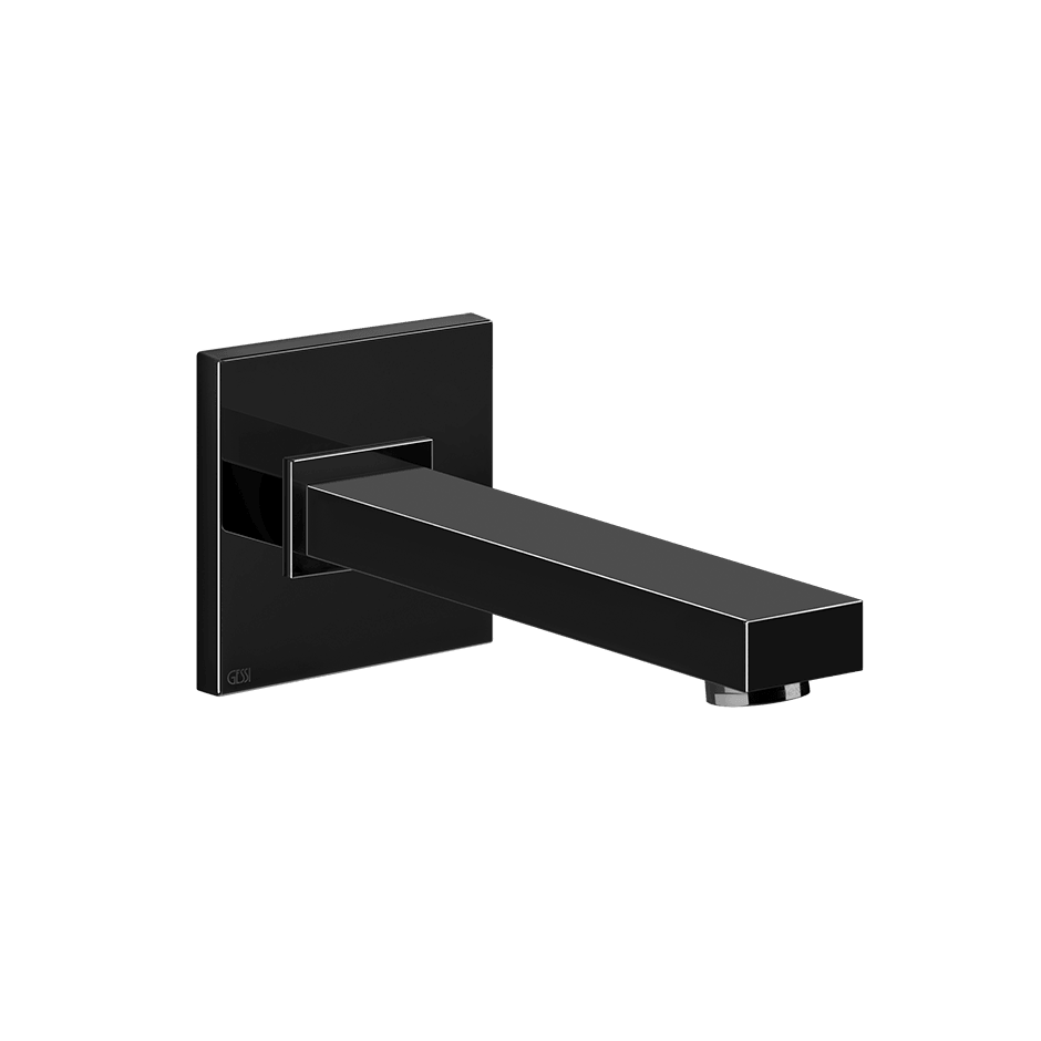Gessi Bath Spout 20120 in Black Metal Pvd