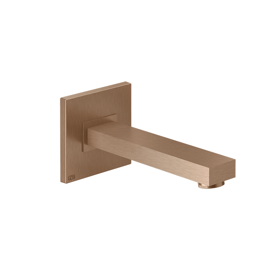 Gessi Bath Spout 20120 in Copper Brushed Pvd