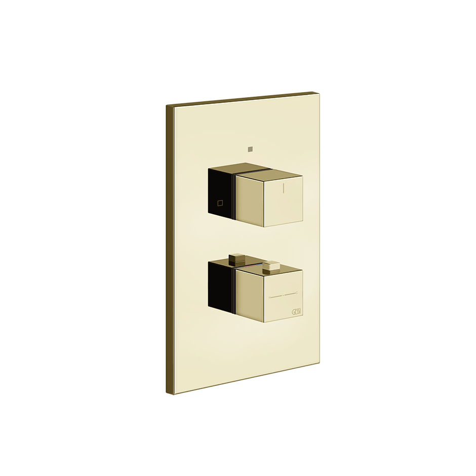 Gessi Shower Mixer 20182 in Brass Pvd