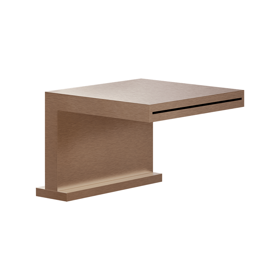 Gessi Bath Spout 20191 in Copper Brushed Pvd