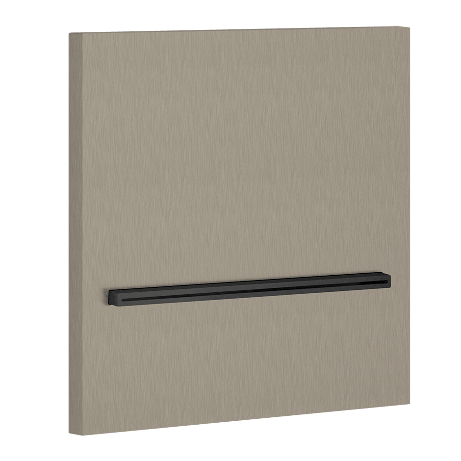 Gessi Shower Spout 20295 in Steel Brushed