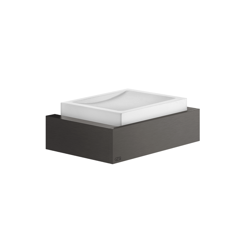 Gessi Soap Holder 20801 in Black Metal Br. Pvd