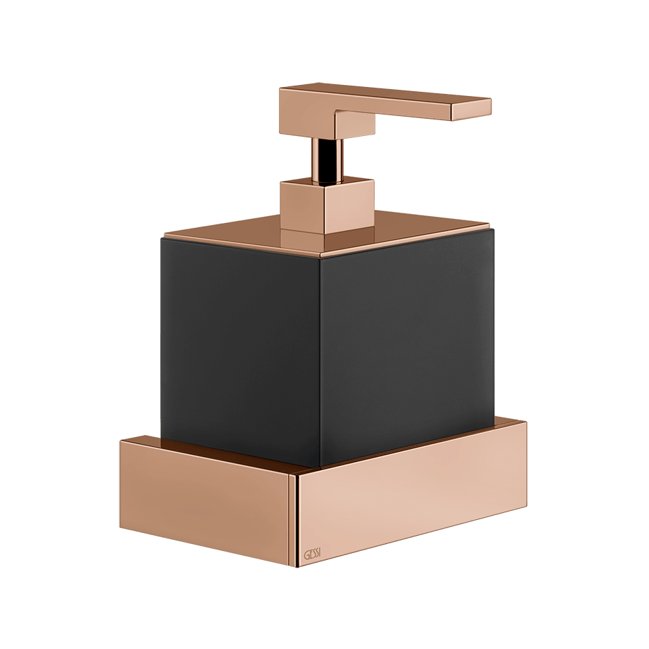 Gessi Soap Dispenser Holder 20814 in Copper Pvd