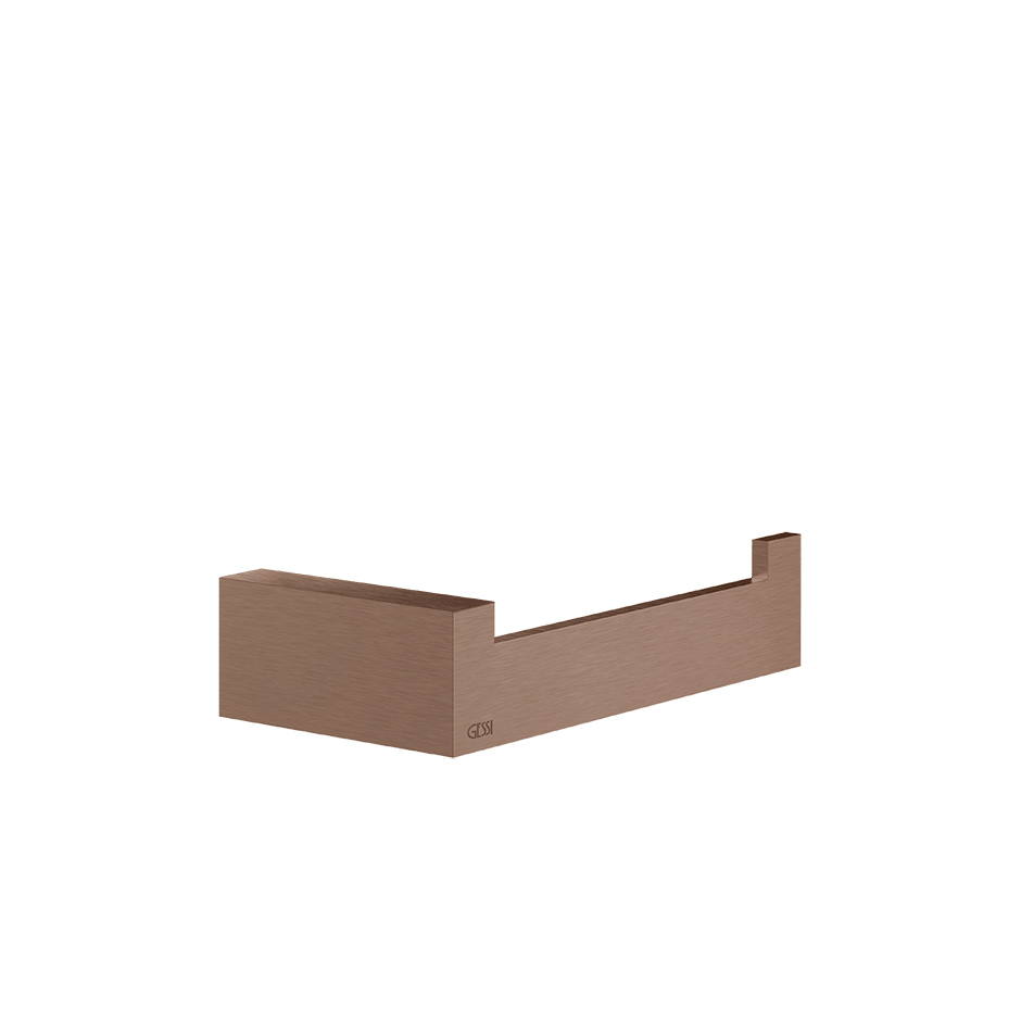Gessi Paper Roll Holder 20855 in Copper Brushed Pvd