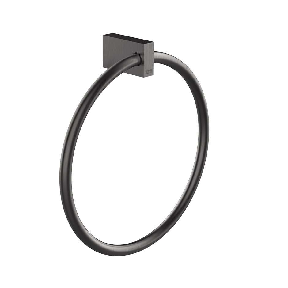 Gessi Towel Rail 20909 in Black Metal Br. Pvd