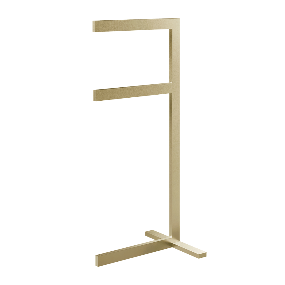Gessi Towel Rail 20939 in Brass Brushed Pvd