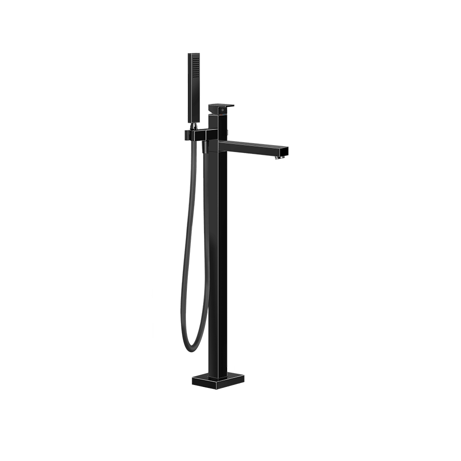 Gessi Bath Mixer 24961 in Black Metal Pvd