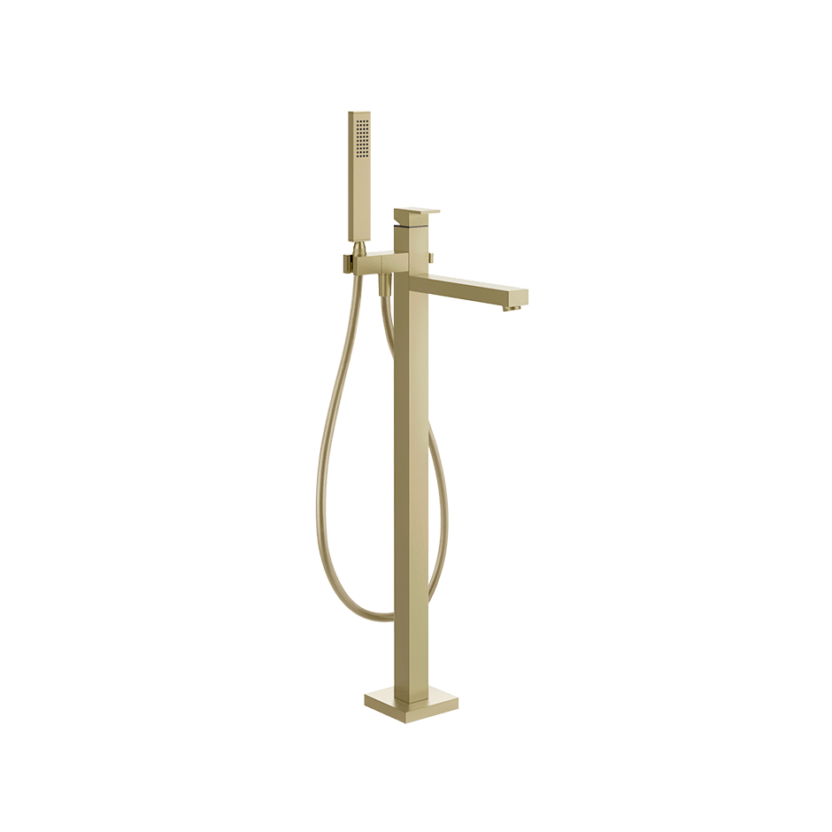 Gessi Bath Mixer 24961 in Brass Brushed Pvd