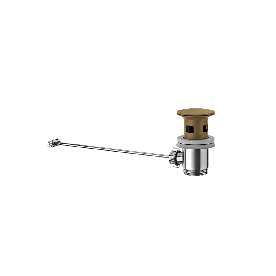 Gessi Waste 29263 in Antique Brass