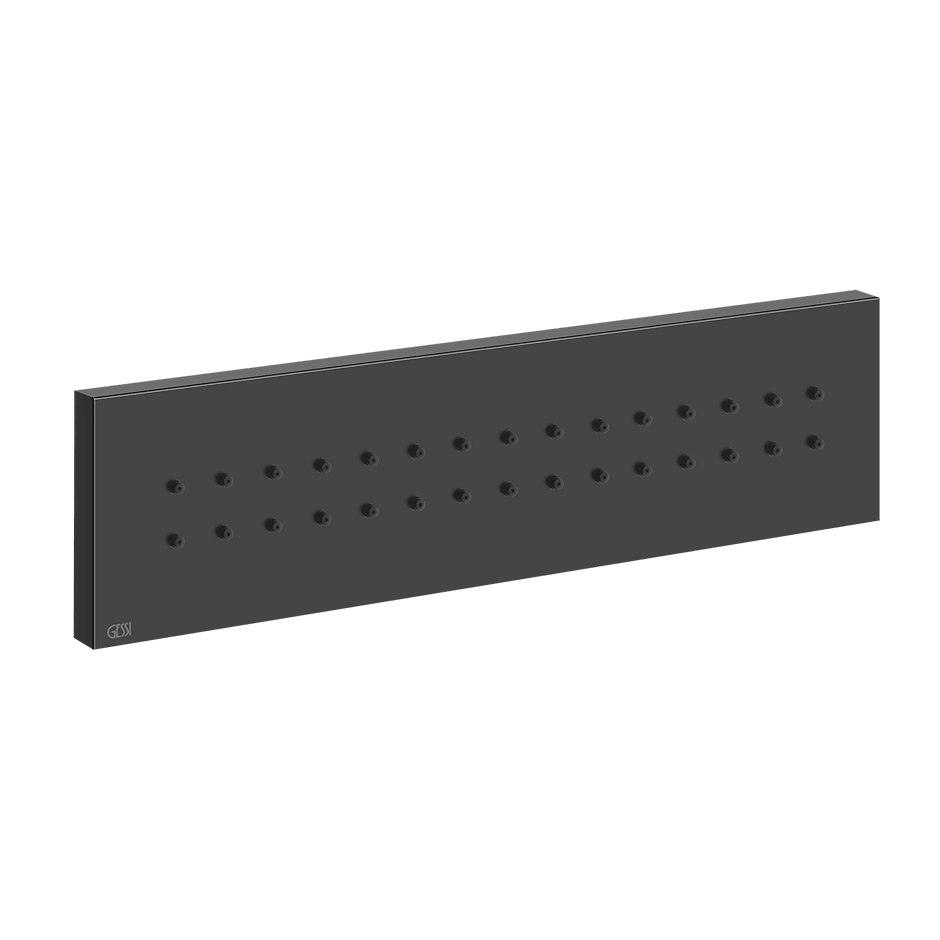 Gessi Body Jet 32975 in Black Metal Pvd