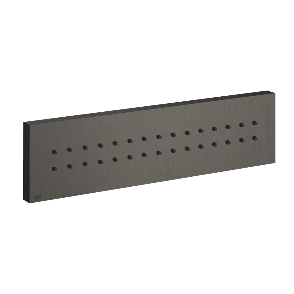 Gessi Body Jet 32975 in Black Metal Br. Pvd