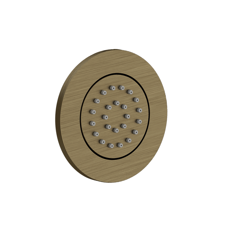 Gessi Body Jet 32982 in Antique Brass