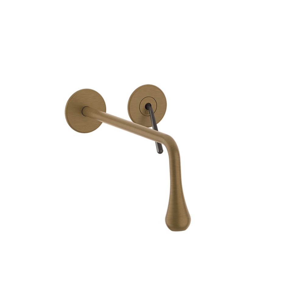 Gessi Washbasin Mixer 33090 in Antique Brass