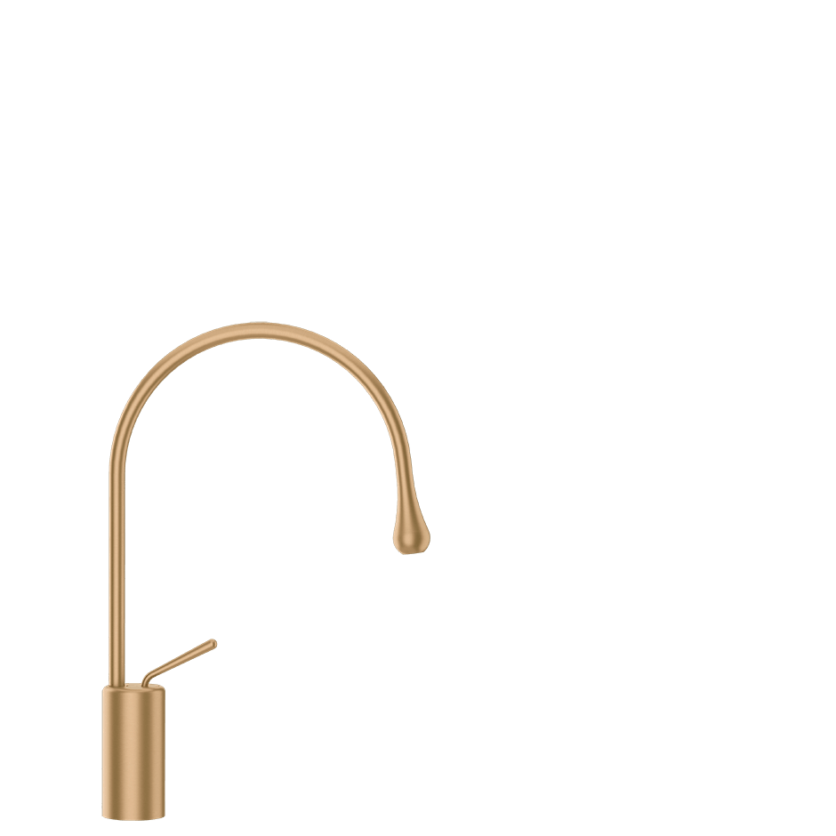 Gessi Washbasin Mixer 33605 in Warm Bronze Br. Pvd