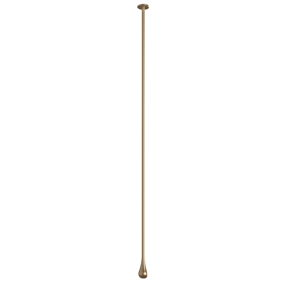 Gessi Basin Spout 33699 in Warm Bronze Br. Pvd