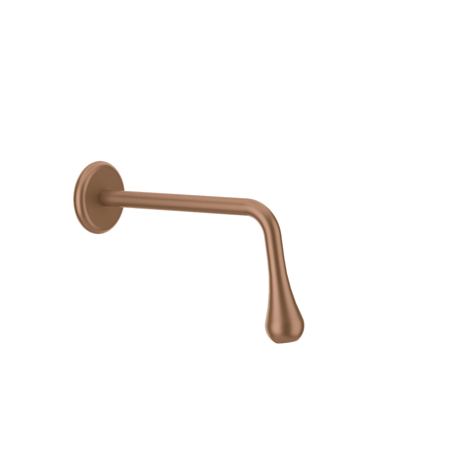 Gessi Basin Spout 33715 in Copper Brushed Pvd