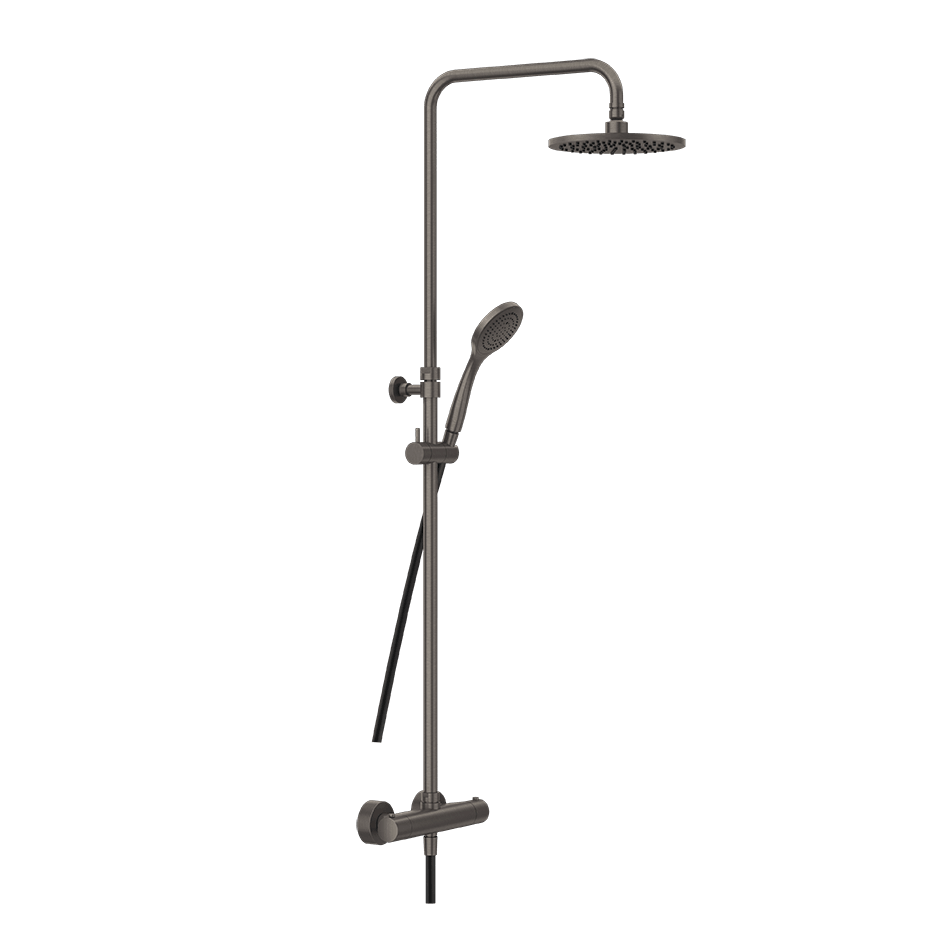 Gessi Shower Column 35173 in Black Metal Br. Pvd
