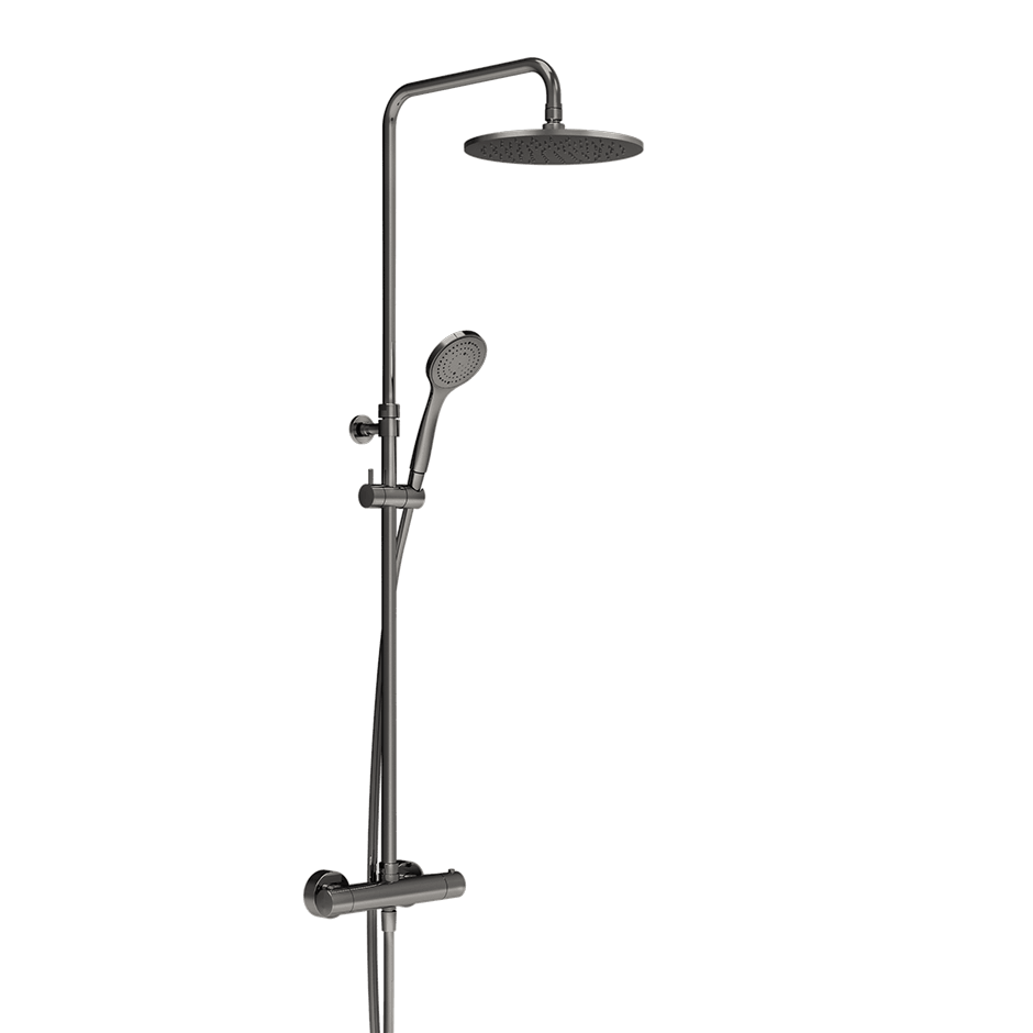 Gessi Shower Column 35175 in Black Metal Pvd
