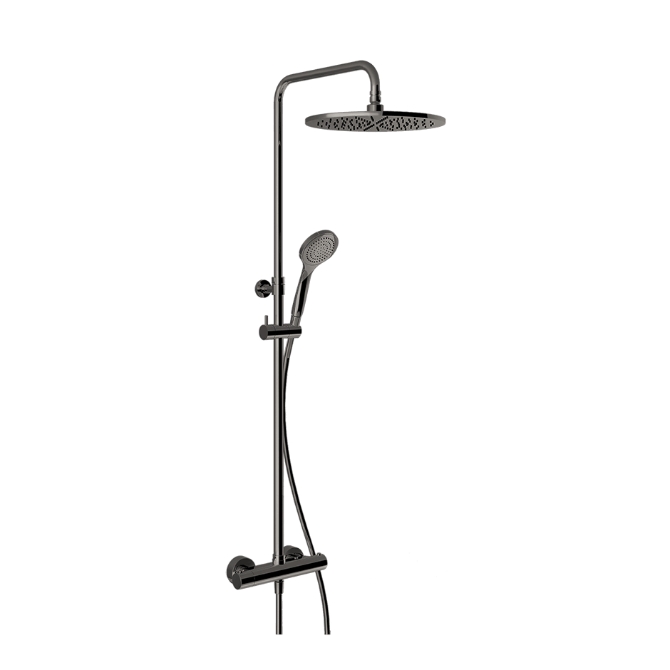 Gessi Shower Column 35177 in Black Metal Pvd