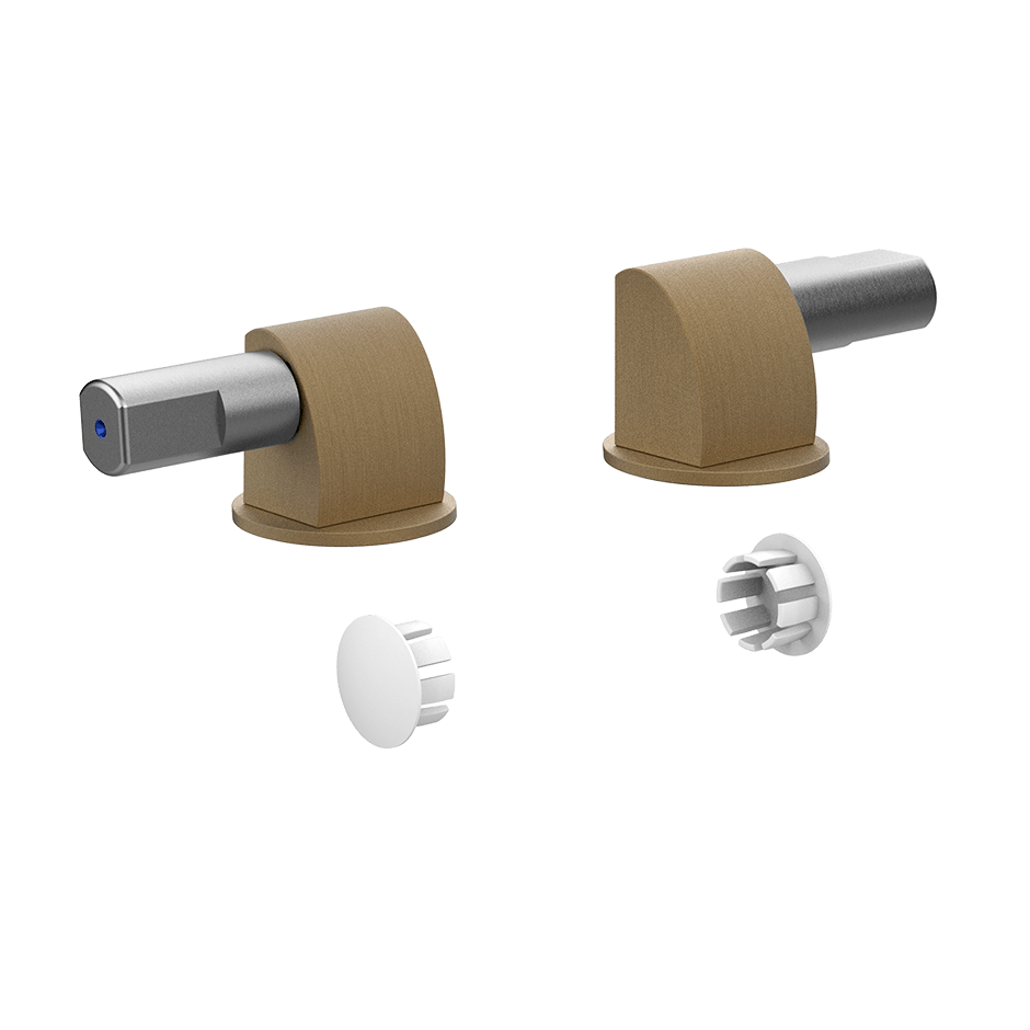 Gessi Wc Seat Hinge 37584 in Antique Brass