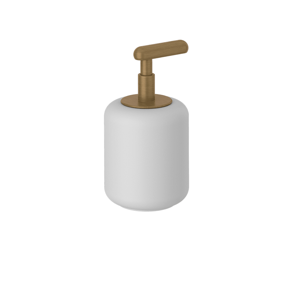 Gessi Soap Dispenser Holder 38037 in Antique Brass
