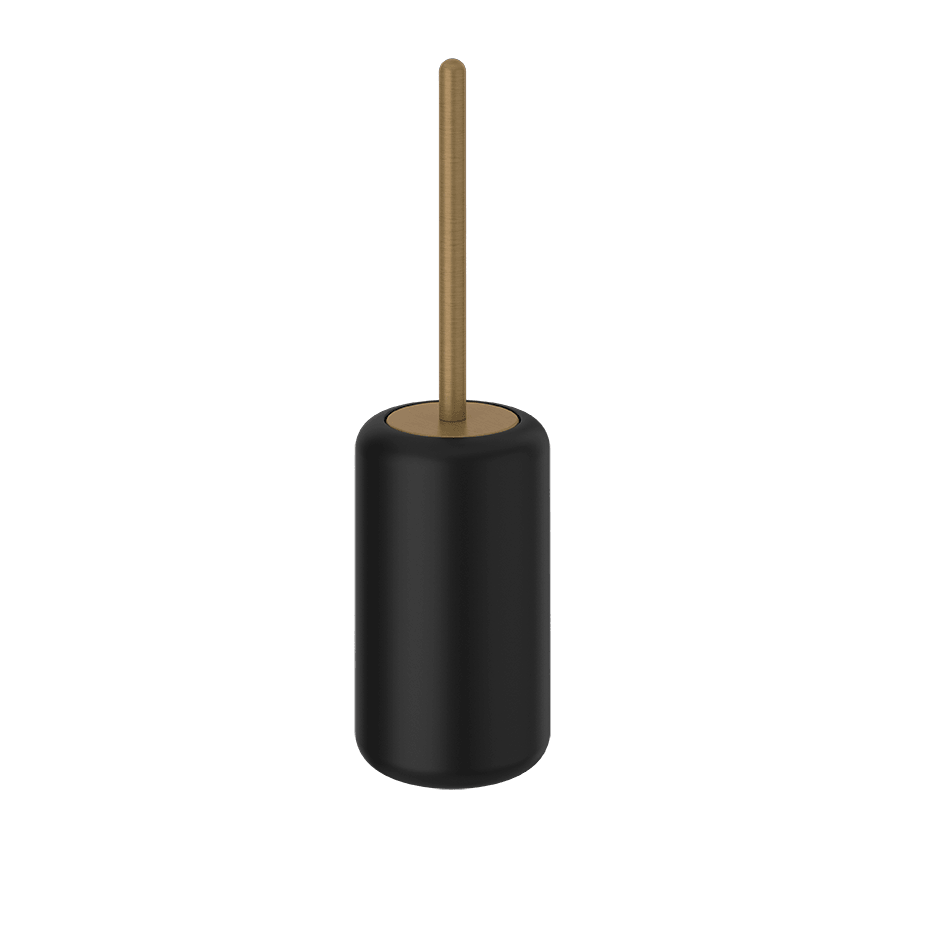 Gessi Brush Holder 38044 in Antique Brass