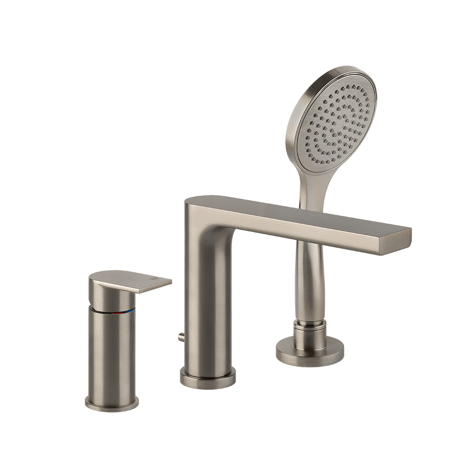 Gessi Bath Mixer 38634 in Finox Brushed Nickel