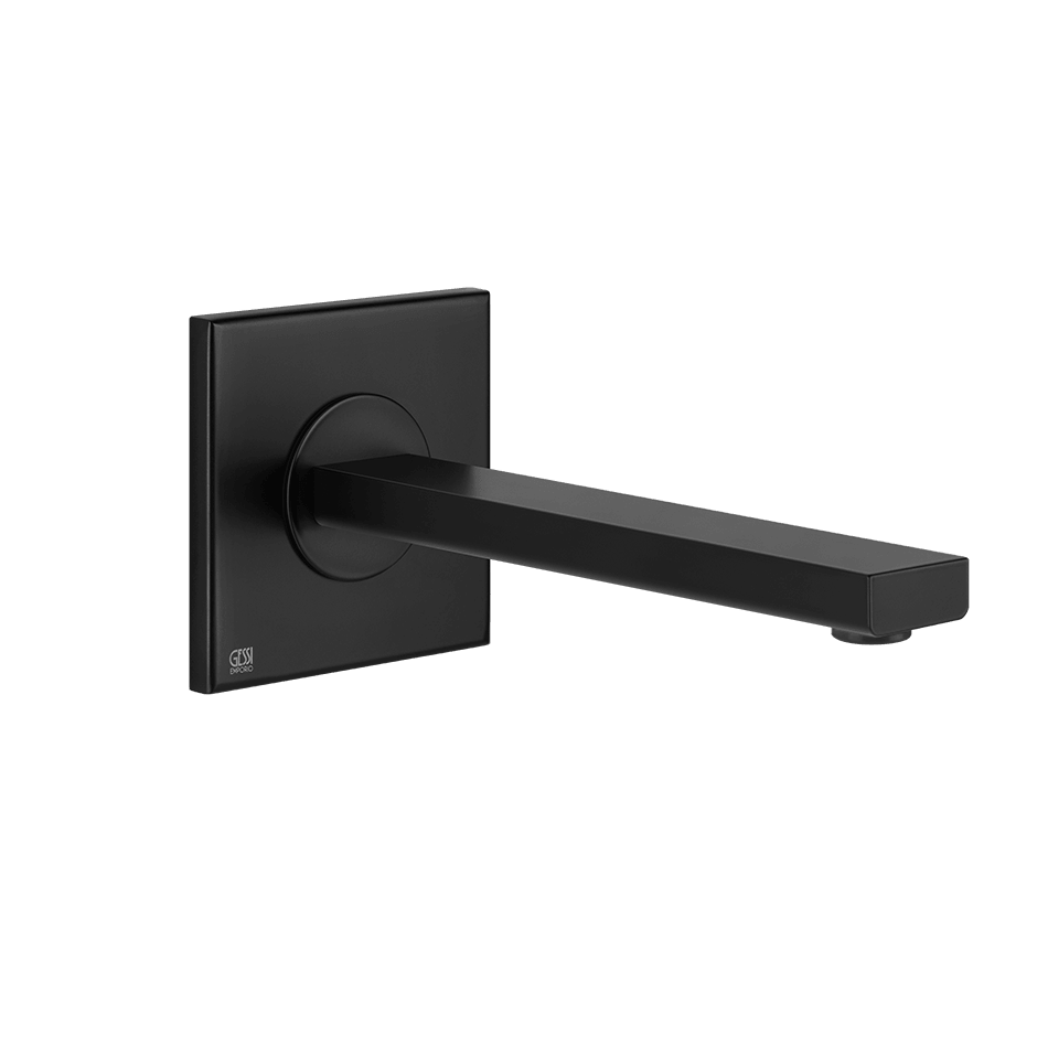 Gessi Basin Spout 38707 in Matte Black
