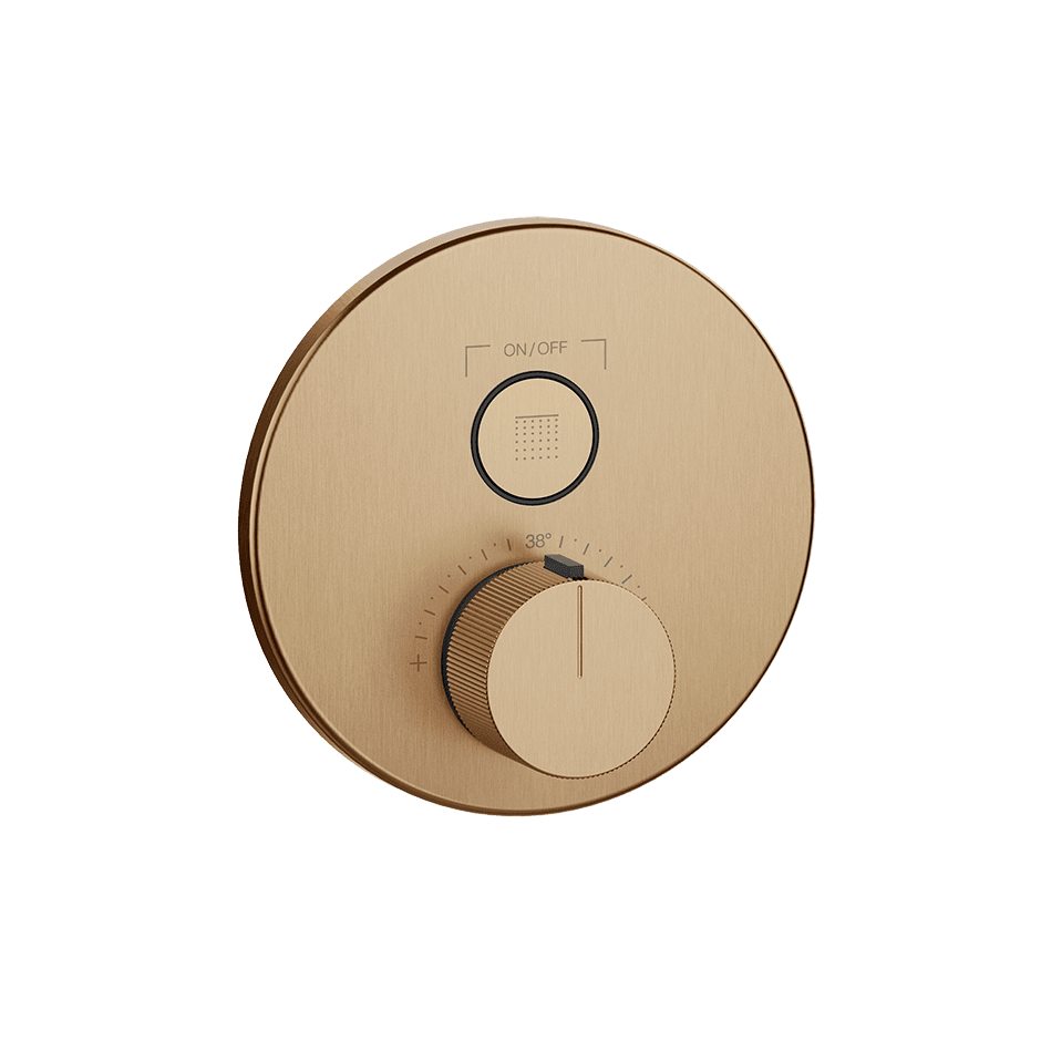 Gessi Shower Mixer 38711 in Warm Bronze Br. Pvd