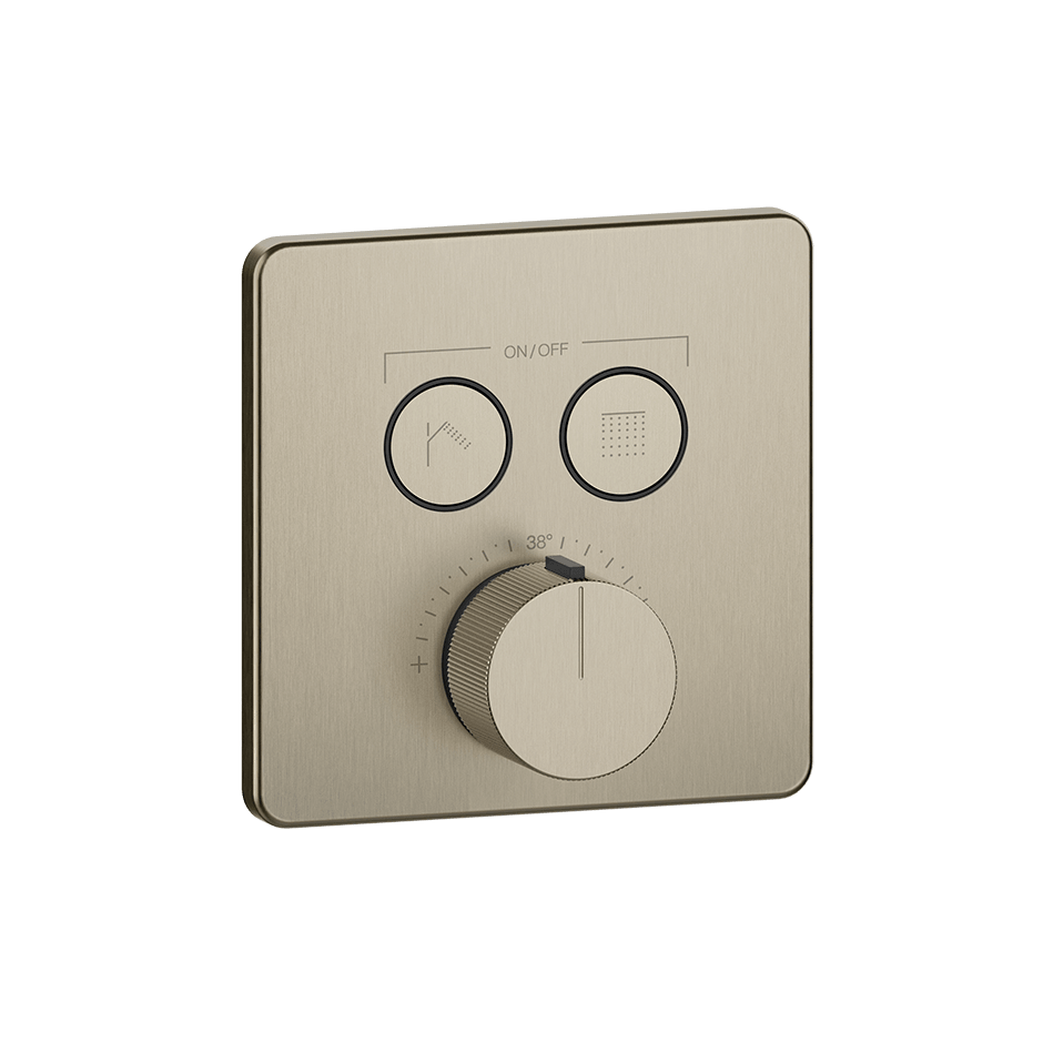 Gessi Shower Mixer 38718 in Finox Brushed Nickel