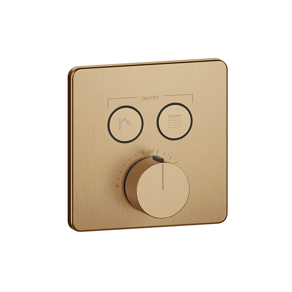 Gessi Shower Mixer 38718 in Warm Bronze Br. Pvd