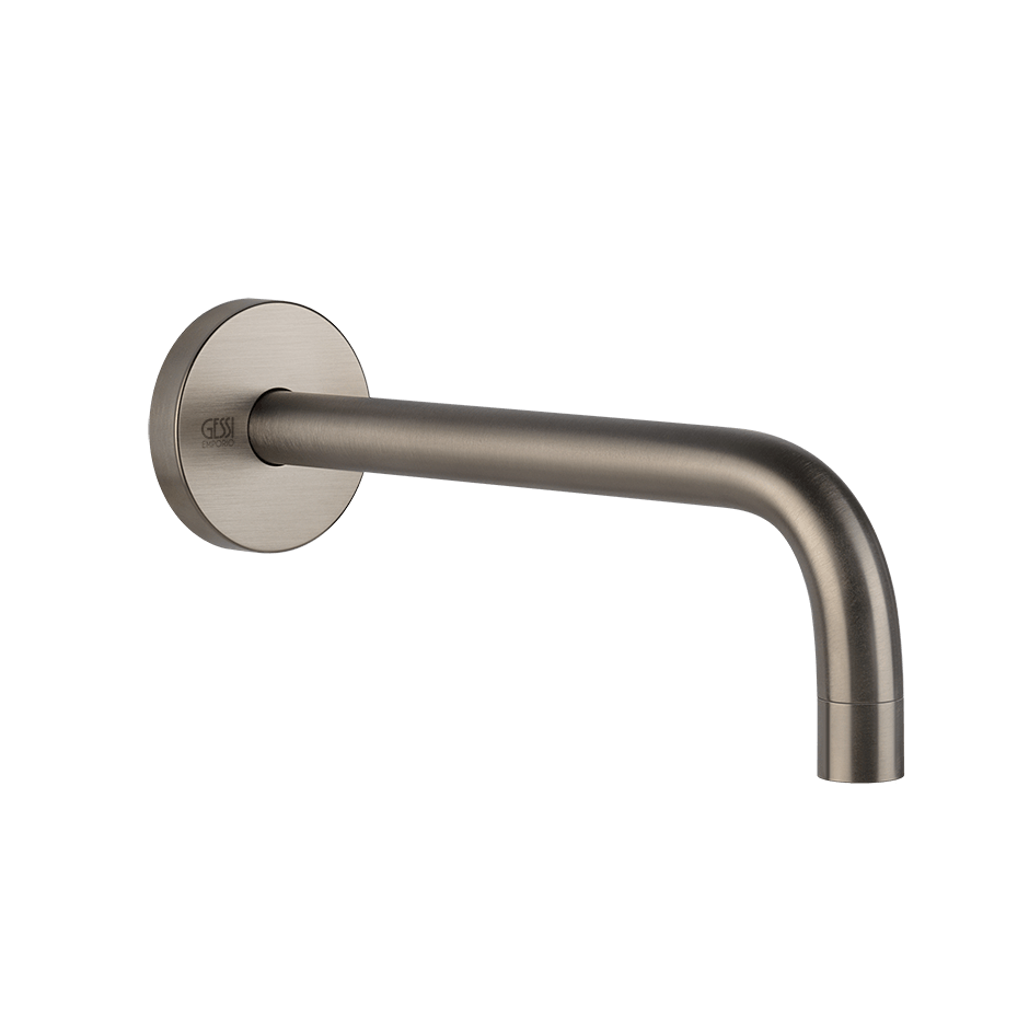 Gessi Basin Spout 38783 in Finox Brushed Nickel
