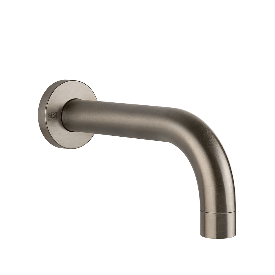 Gessi Bath Spout 38787 in Finox Brushed Nickel